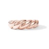 PAVOI 14K Gold Plated Croissant Dome Rings for Women -