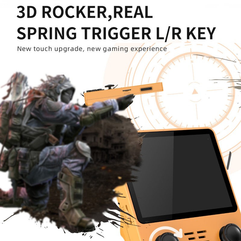 Powkiddy Handheld Game 3.5-inch IPS High-clear Screen Open Source Game