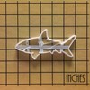 White Shark Cookie Cutter, 1 Piece. Bakerlogy