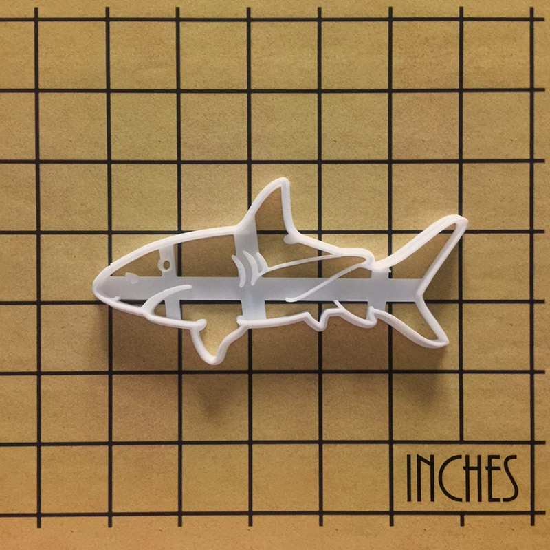 White Shark Cookie Cutter, 1 Piece. Bakerlogy