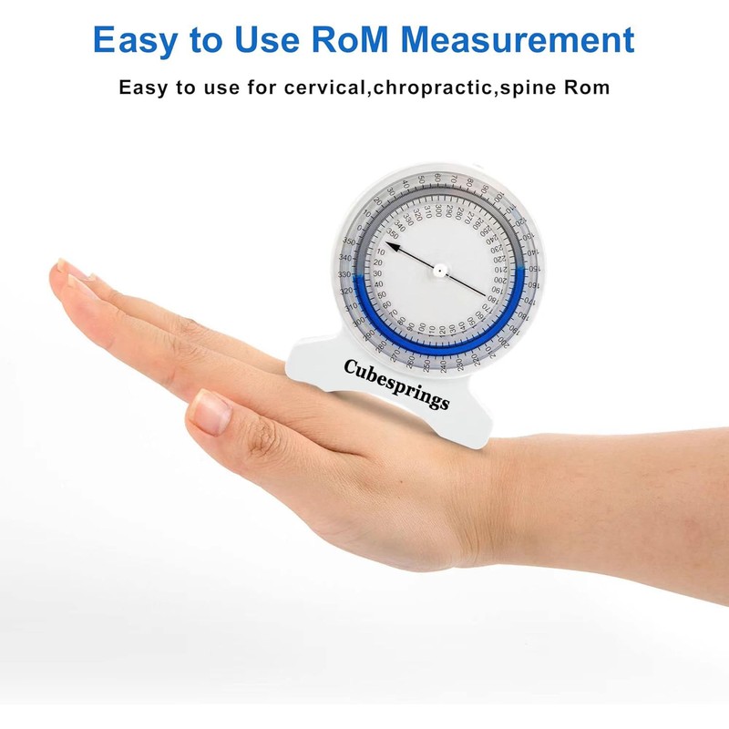 Cubesprings Inclinometer Physical Therapy - Accurate Range of Motion (RoM)