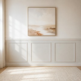 Pre-Cut Paintable Wall Molding Kit, 3 Set Accent Wall Panels (31.5"x 31.5")