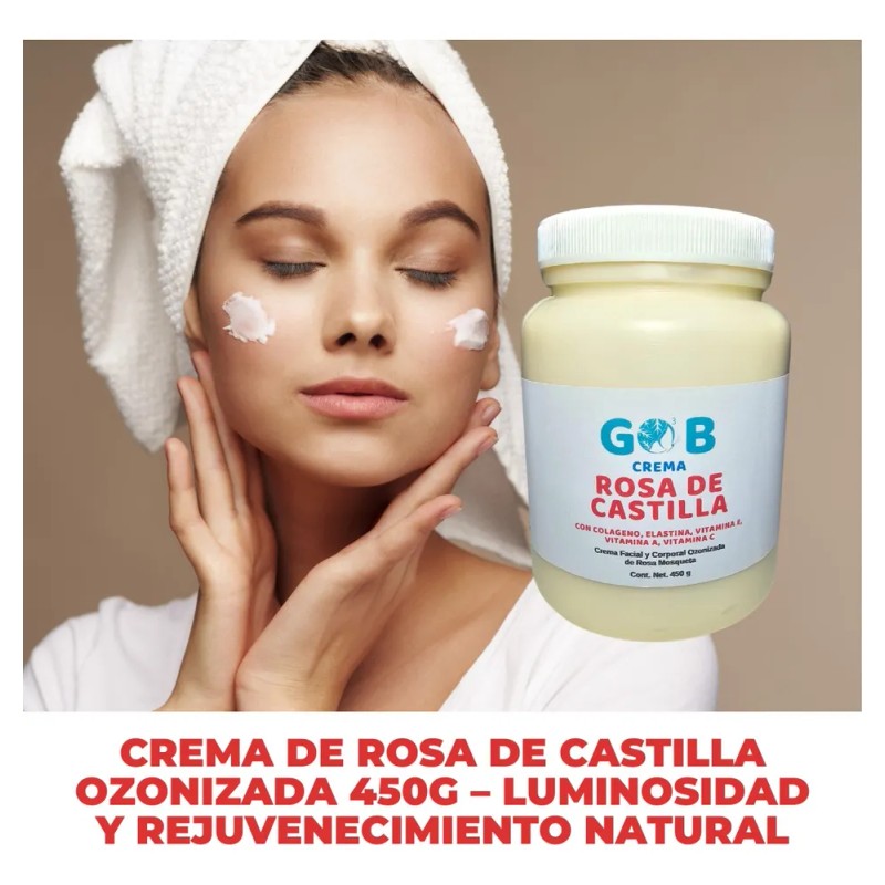 Crema De Rosa De Castilla Ozonizada - Gob - 450