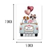 MABSDesigns Just Married Card - Dog Wedding Card - Animal