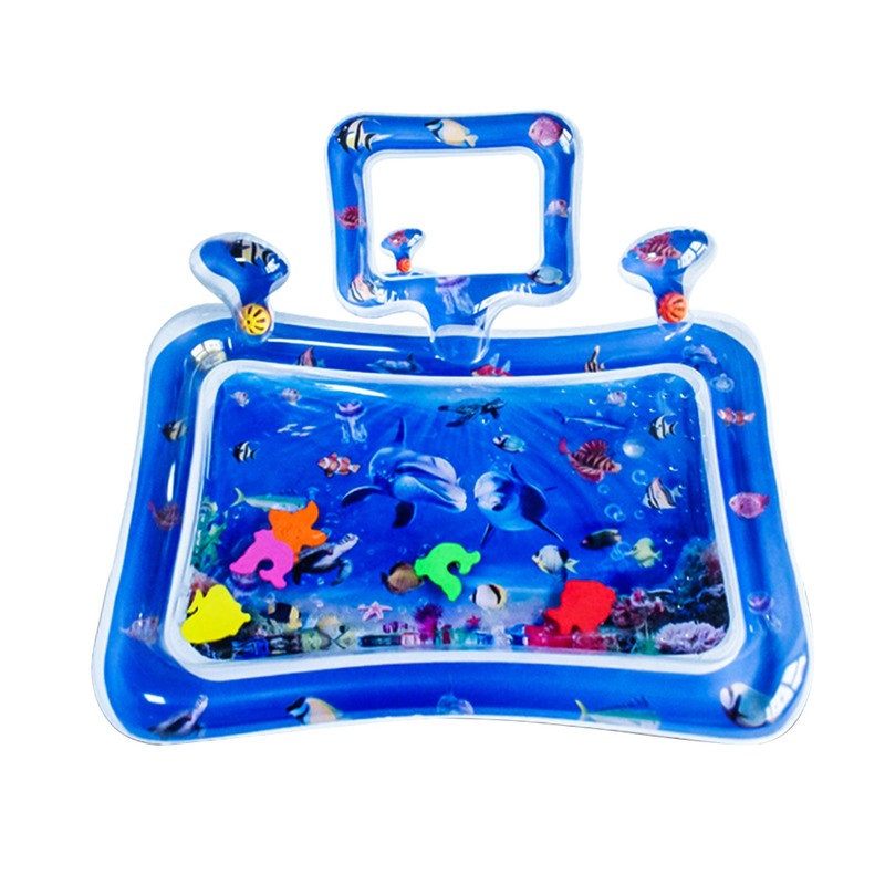 Tummy Time Water Mat for Baby Boys Girls PVC Inflatable
