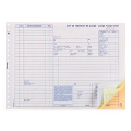 Blueline Garage Repair Orders in Snap Sets 50 Carbonless Numbered Triplicates Bilingual 8-1/2-Inchx11-Inch (DB4811)