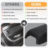 AEagle Black Center Console Cover Armrest Lids for 2011-2021 Dodge