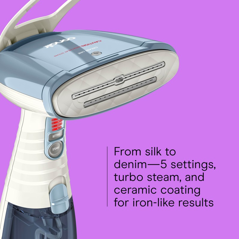 Conair Handheld Garment Steamer for Clothes, Turbo ExtremeSteam 1875W Fabric