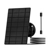 ZUMIMALL 3W Solar Panel for Outdoor Camera Wireless Camera,X2/X1/F5, IP66