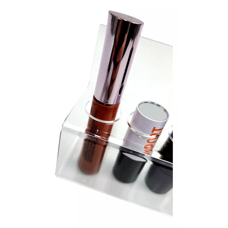 Acrimady Exhibidor De Labiales En Acrílico, 3mm (5 Espacios) 5