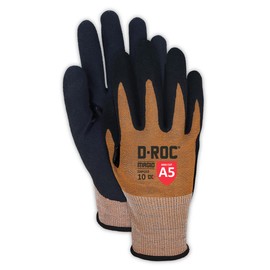 MAGID D-ROC VersaTek All-In-One Coated Glove,12 Pairs, Cut Level A5 Resistant Work Gloves, DX+ Technology, DXPG53-Size 7/S