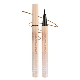 EXWICH Eyeliner Liquid Waterproof Extra Fine Brown Natural Color Won't Bleed (02-Mocha Brown)