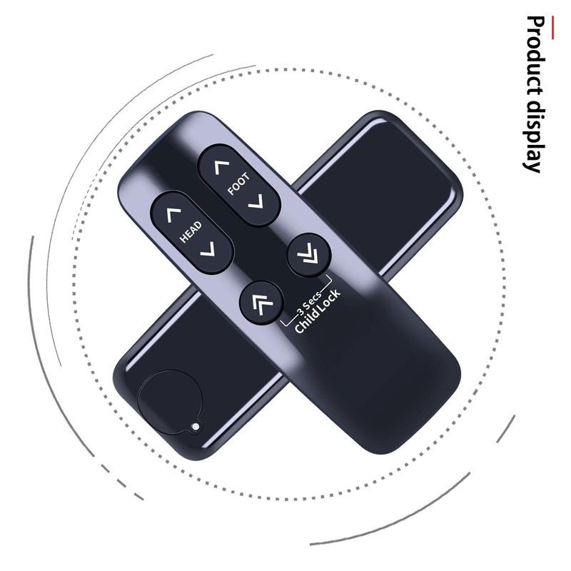 RYQIF Replacement Remote Control for Serta Linak HC12BL0011-02 HC10BL Beautyrest