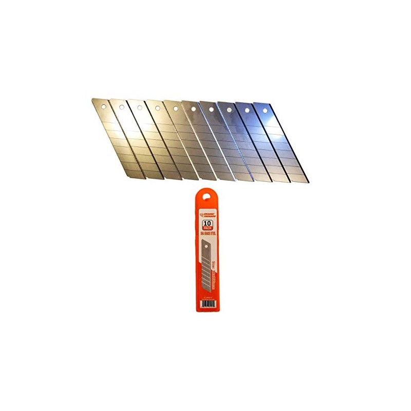 ORANGE TORNADO Snap Off 18mm x 100mm SK4 Utility Blades…