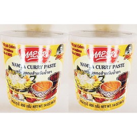 Namya Curry Paste, Thai Cooking Paste, 14 oz, Pack of 2