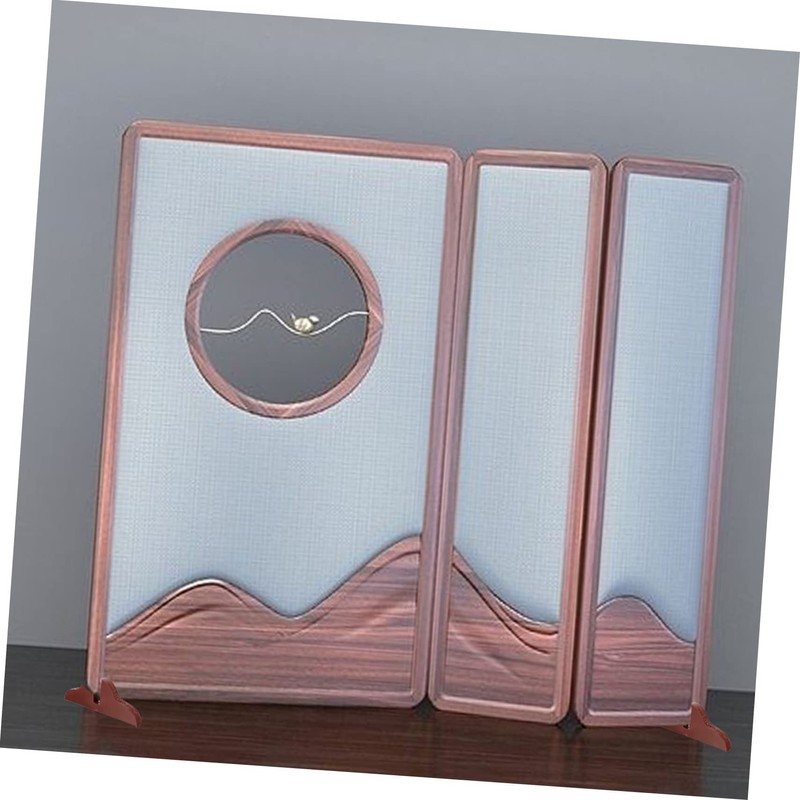 DOITOOL Folding Screen Stand Base for Privacy Screens Wooden Room