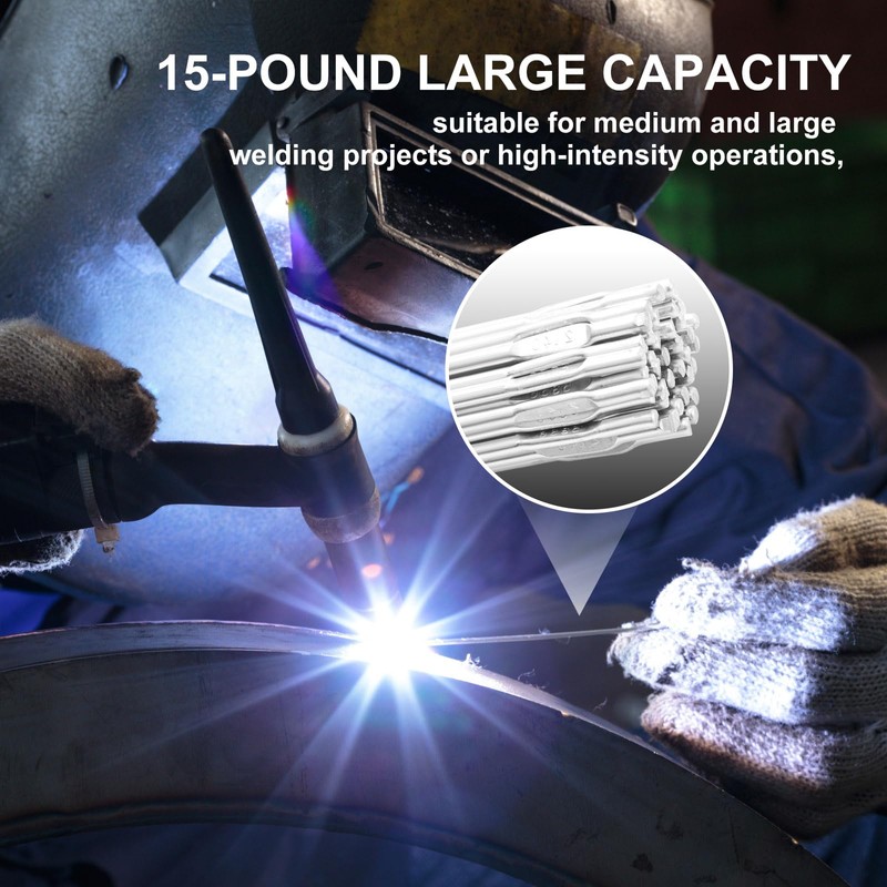 MorningRo Aluminum TIG Welding Rod ER5356 3/32" x 39" 15