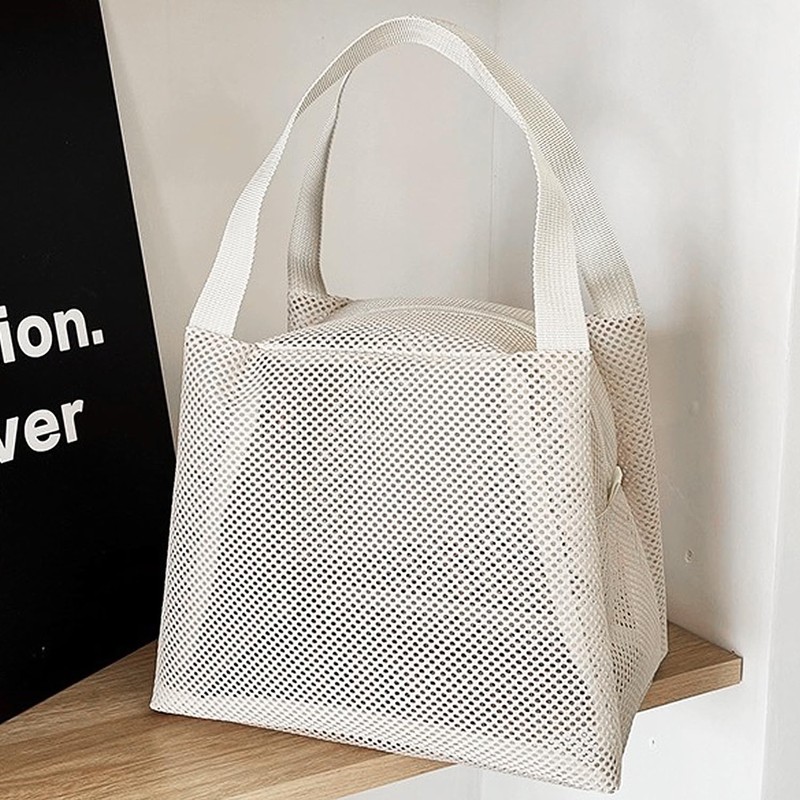 62 X 59 Inch White Mesh Fabric Slightly Stretchy for