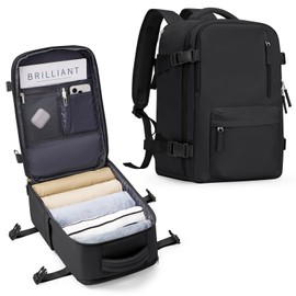 Cabin Bags 40x20x25 Underseat for Ryanair Carry On Travel Backpack Cabin Size Rucksack Hand Luggage Bag Backpack Casual Daypack School Bag Fit 14 Inch Laptop Black