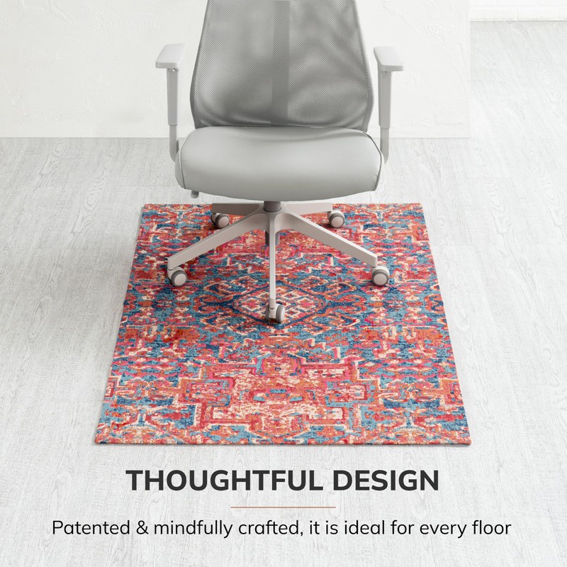 Anji Mountain Rug'd Office Chair Mat for Carpet & Hardwood