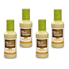 Olive Garden 4-Pack Olive Garden Light Italian Dressing Size 16 oz - Low-Calorie, Gluten-Free