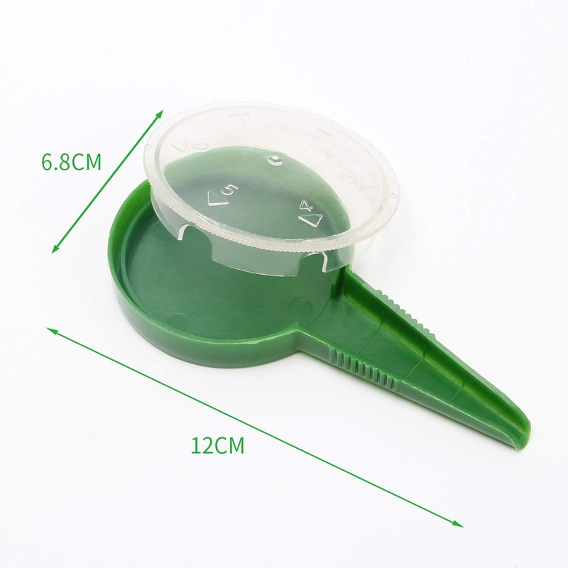 Coolrunner 6 Pack Sowing Seeds Dispenser Set, Adjustable Garden Hand