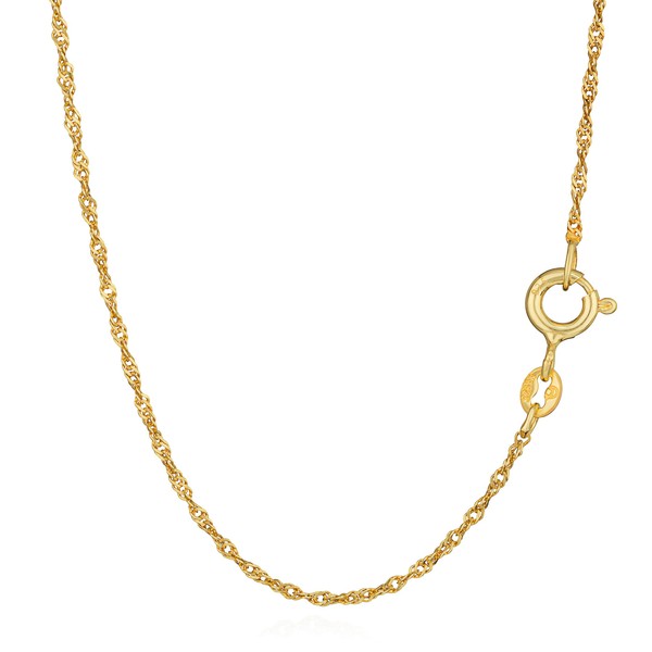 NKlaus Double Elegance: 925 Silver Yellow Gold Plated Double Curb