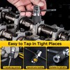YIYEIE Ratcheting Tap and Die Handle, 5PC Tap Handle Tool