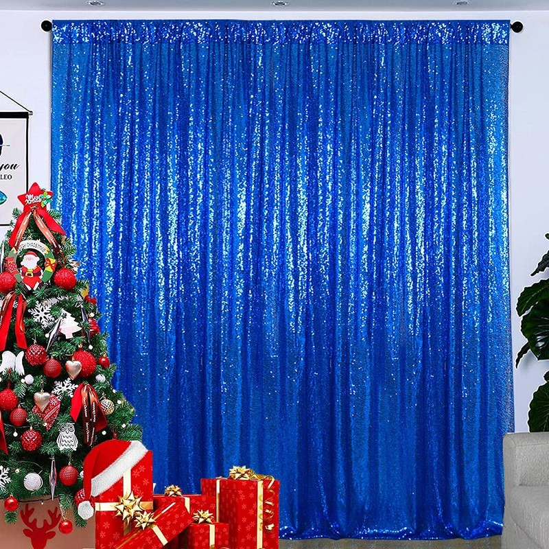 Partisout Sequin Curtain Backdrop 8ftx8ft Sequin Backdrop Sequence Backdrop Party