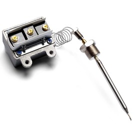 1177 high limit thermostat switch for Fryer 3/8"Mpt Stuff Box, LCCM2003000 Hi Limit Safety Cut Out Thermostat compatible with Imperial fits for Anets 42564 deep Fryer, Hi Limit 445°F