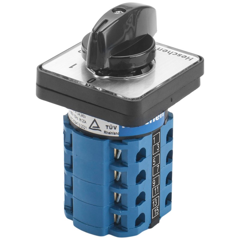 Heschen Universal Rotary Cam Selector Changeover Switch SZW26-20/0-4.4 660V 20A