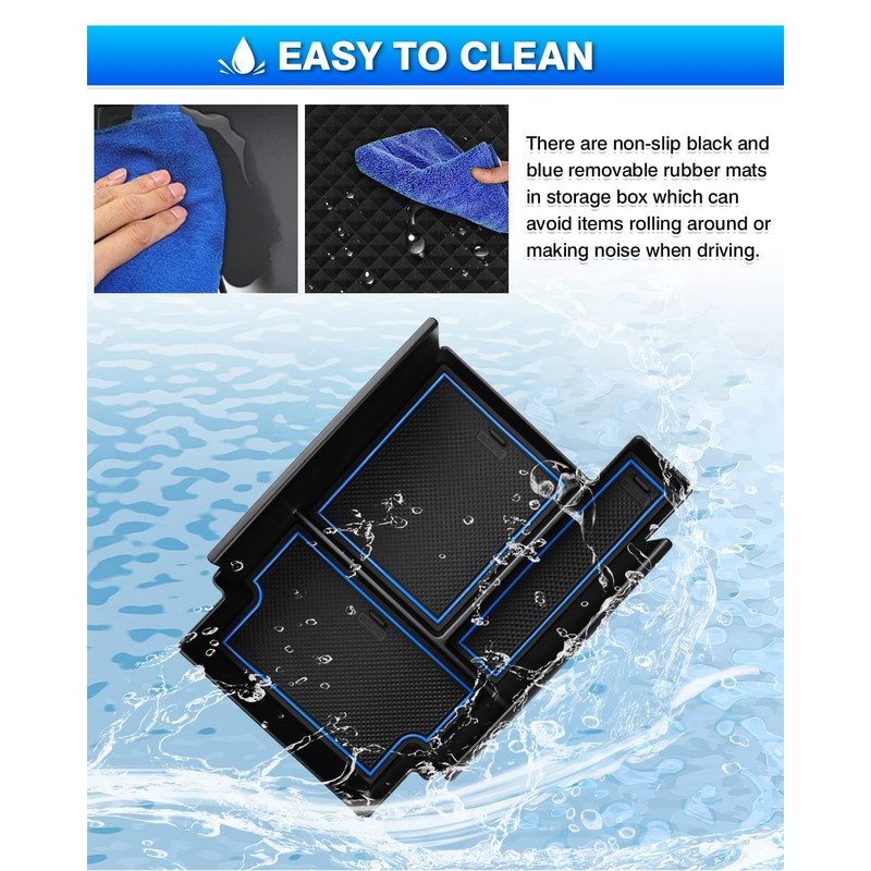Karltys Center Console Organizer for 2022-2025 2026 Nissan Pathfinder, ABS