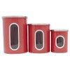Home Basics 3 Piece Canister Set for the Kitchen Kitchen