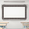 Whaline 32.8ft Dot Bulletin Board Borders Black White Dot Die-Cut