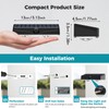 kolpop Solar Fence Lights Outdoor,11 Modes & 9 Colors Fence