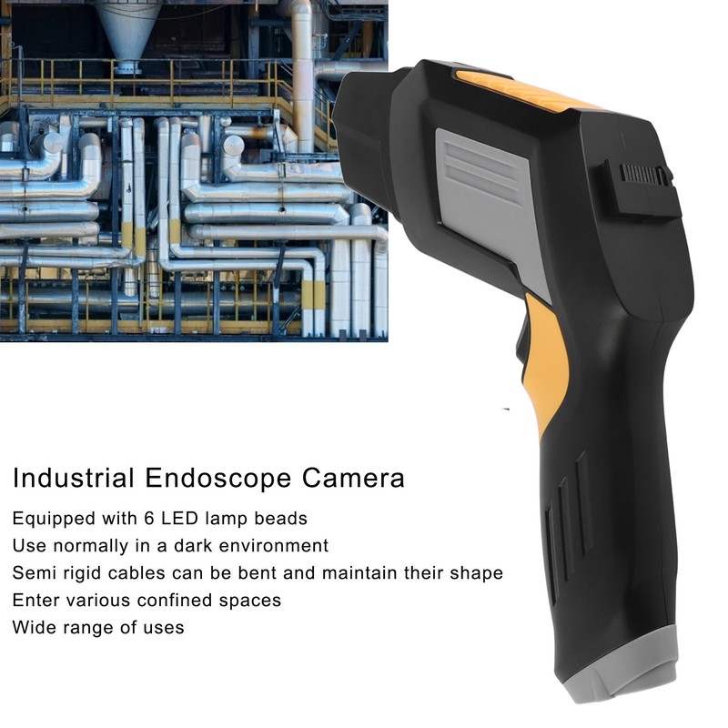 Industrial Endoscope Camera Handheld HD Automobile Inspection Borescope 4.3in Screen