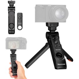 Newmowa Camera Tripod with Detachable Remote, Portable Travel Mini Tripod Shooting Grip for Sony ZV-1, ZV-1F, RX100 VII, A7 III, A6100, Canon EOS R, RP, 6D Mark II, 800D, Nikon Z, Z50