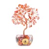 (Red Agate) Feng Shui-Crystal Tree-Money Tree-Home Decor-Office Decor-Quartz-Seven Chakra-Healing Gemstone-Birthday