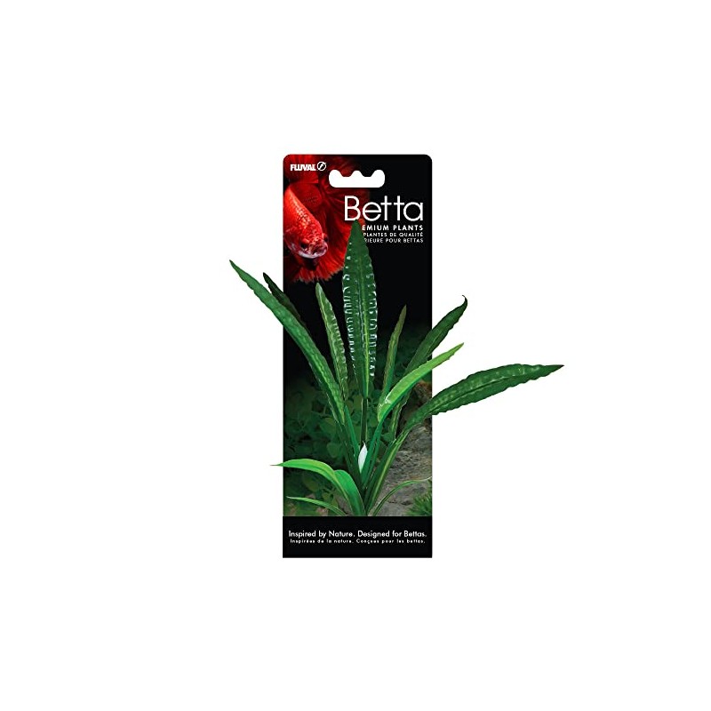 Fluval Betta Water Trumpet Plastic Plant, Plastic Plant Aquarium Decoration