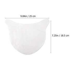 Minkissy 100pcs Neck Mask Sheets Wrinkle Patches Skincare Mask Ultra-thin Paper Breathable