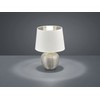 Reality Leuchten Ceramic Table Lamp with Fabric Shade
