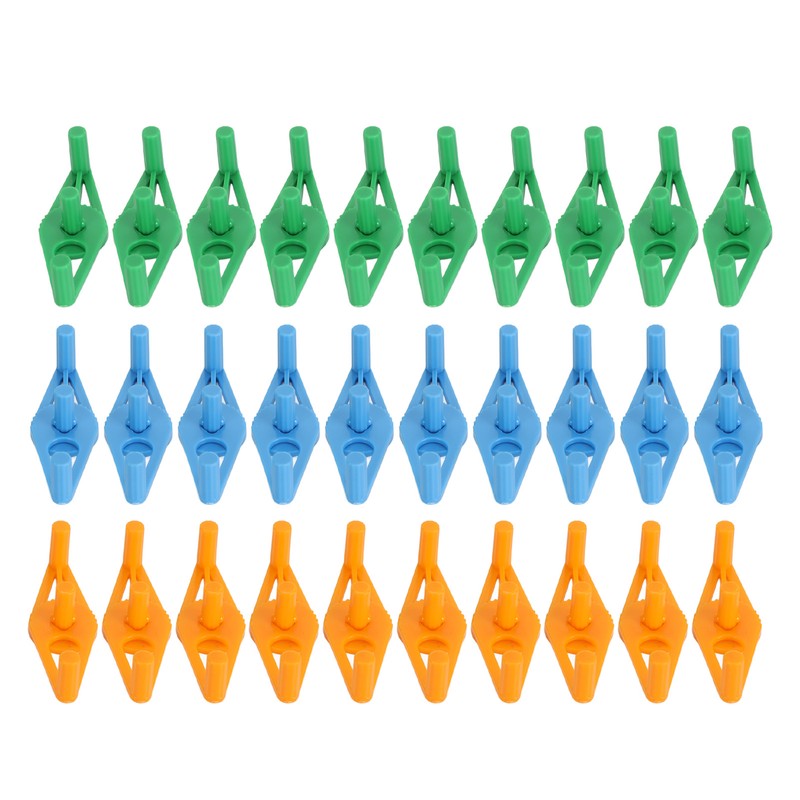 30pcs Low Stress Training Clips Adjustable Reusable Plastic Plant Stem