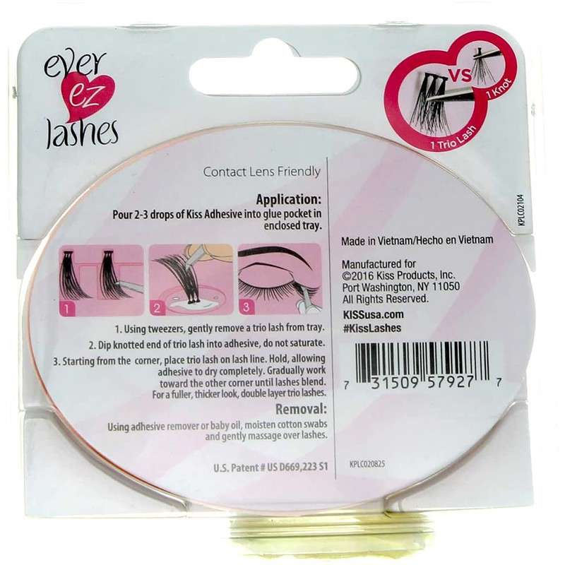 Kiss Ever-Ez Trio Lashes Medium Combo