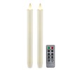 CozierGlow Flameless Taper Candles Flickering with Remote and Timer, 3D