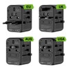 Offgridtec Universal Travel Adapter Worldwide 2X USB-A and 2X USB-C