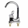G1/2 Bathroom Basin Faucet Hot and Cold Water Mixer Dual‑Hole