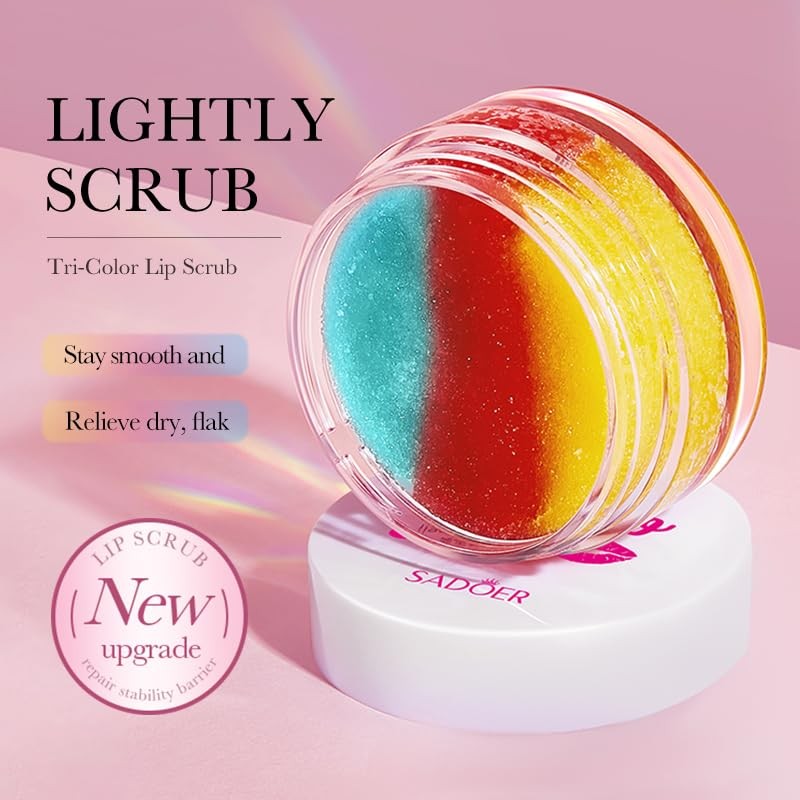 1pc Nourishing Smooth Lip Scrub,Soft Long Lasting Moisturizing Lip Scrubber