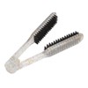 Double Sided Brush Clamp Ergonomic Handle Anti Static Nylon Hair