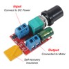 3PCS Mini 5A DC Motor PWM Speed Controller 3V 6V