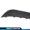 PIT66 Front Lower Valance Skid Plate Black Compatible With Chevy
